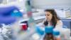 A woman scientist working in the laboratory